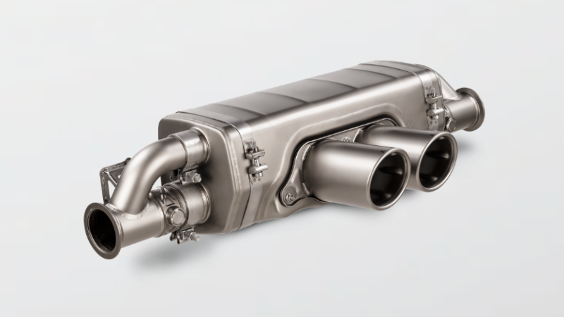 Photo of Akrapovic Titanium Slip-On Race Line Exhaust for the Porsche 992 GT3 RS - Image 1